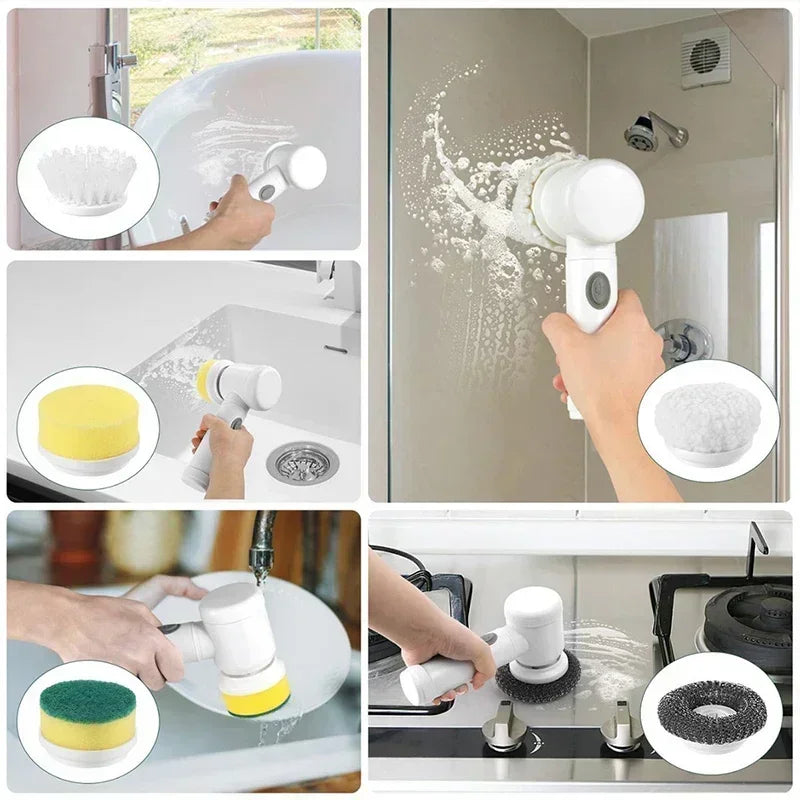 Rayne&Co.™️ 5-in-1 Electric Spin Scrubber